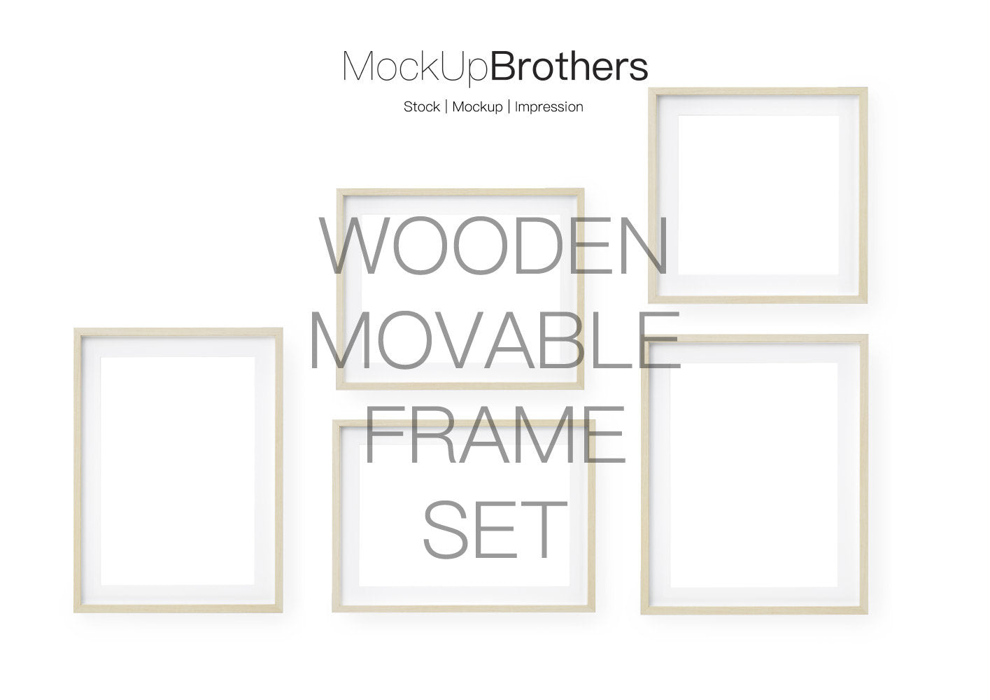 Movable Frame Set Brightwood