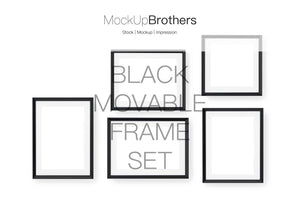 Movable Frame Mockup Black