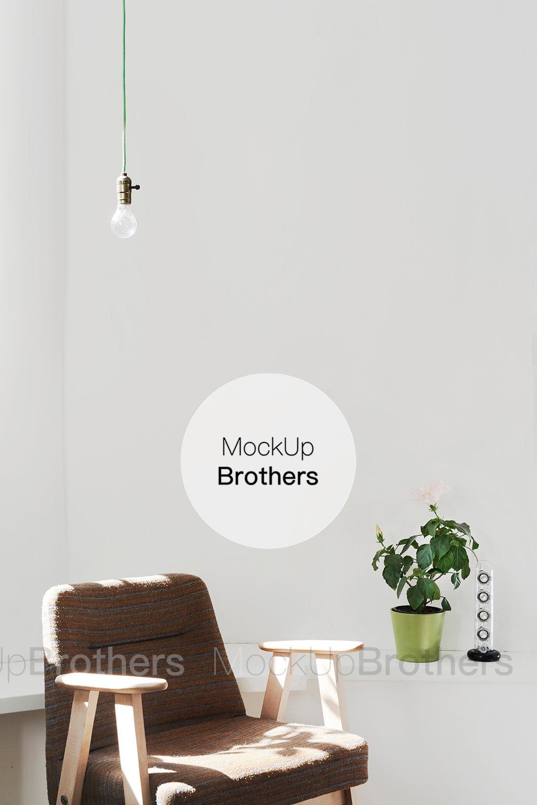 White wall mockup by Mock Up Brothers