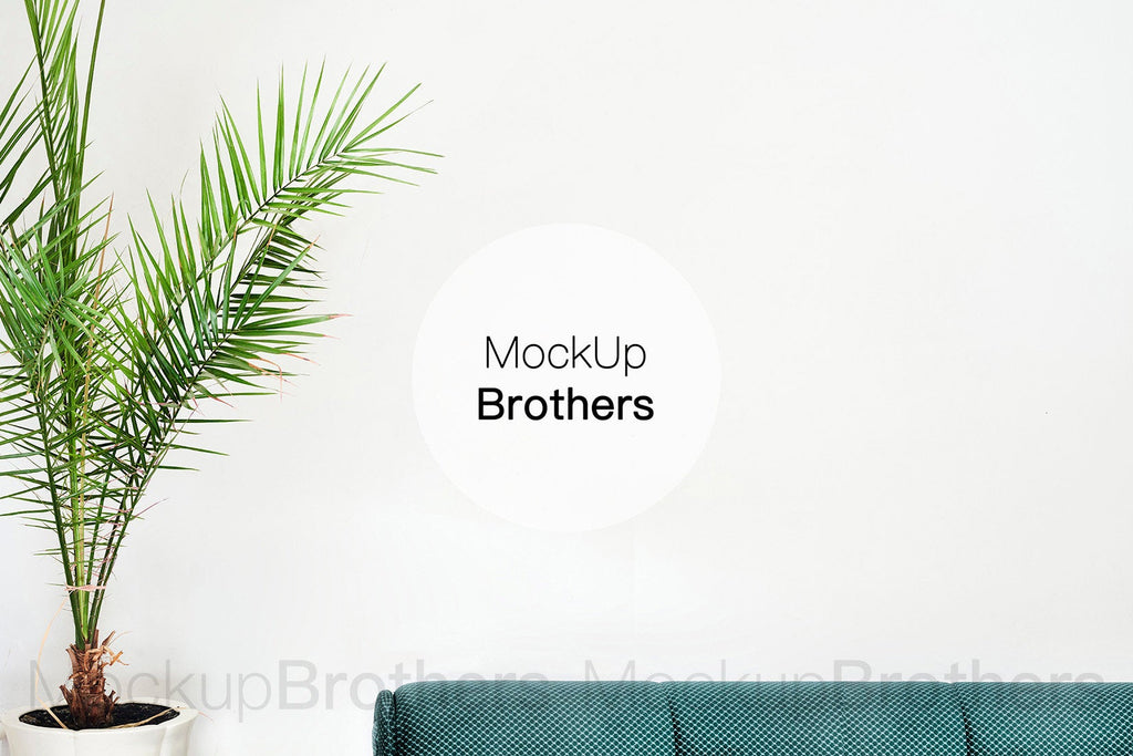 Tropical interior for posters and paintings by Mockup Brothers