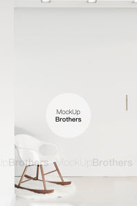 White interior mockup by Mockup Brothers