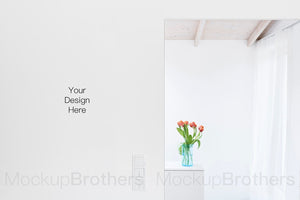 Interior mockup for large painting by MOckup Brothers