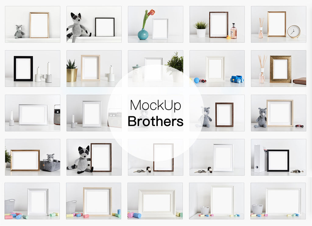 Frame mockup bundle by Mockup Brothers