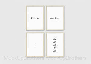 Wall Frame Mockup Brightwood P4A4