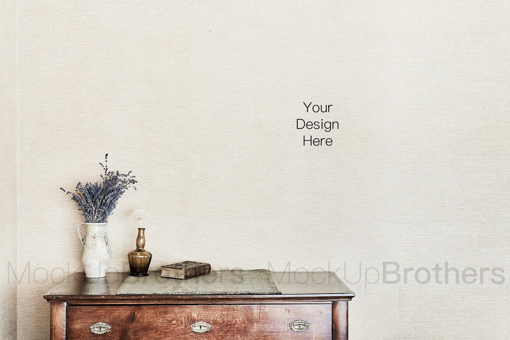 Country style interior mock up by Mockup Brothers
