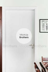 Door mockup for decals and signs
