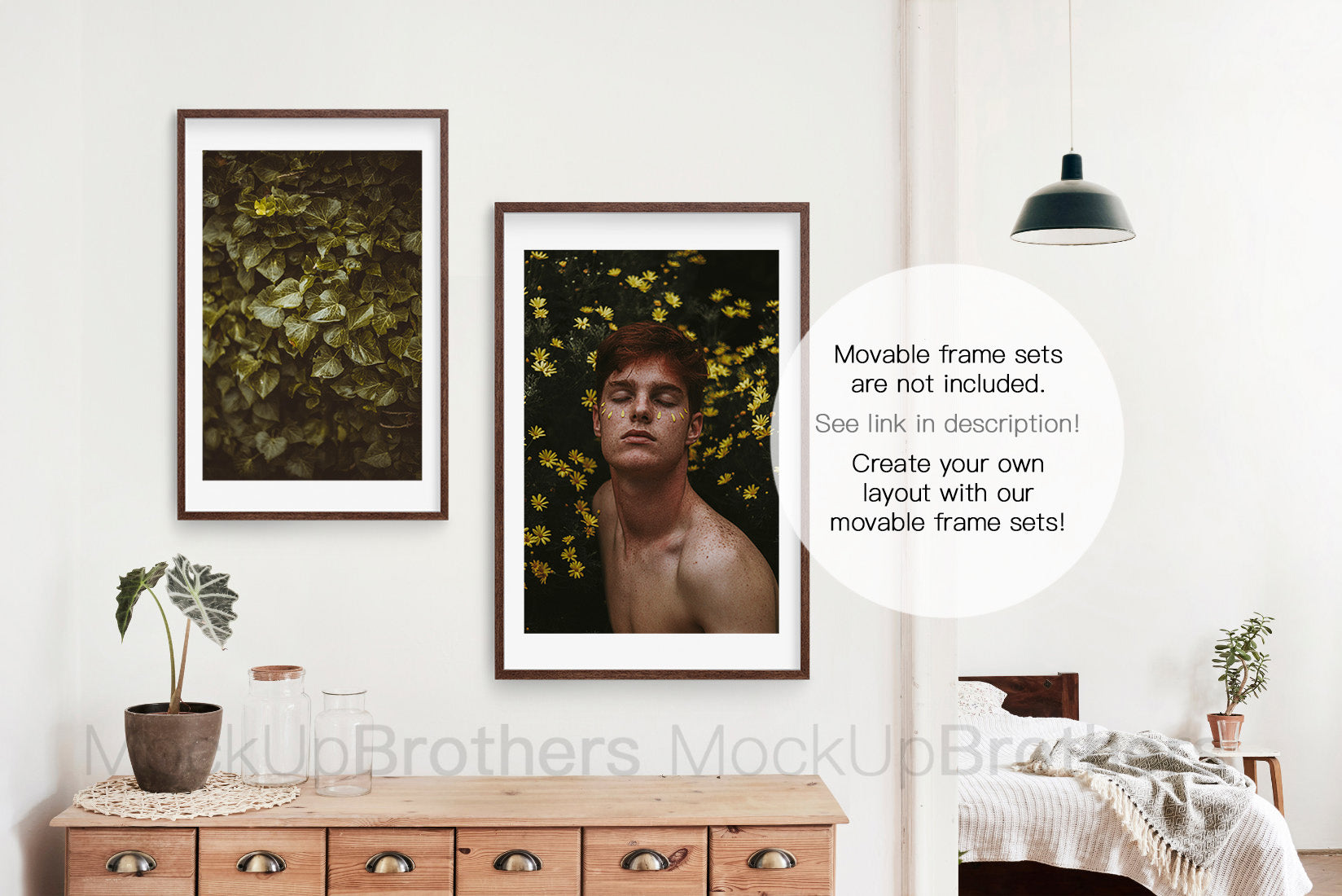 Interior Mockup for paintings and posters 100